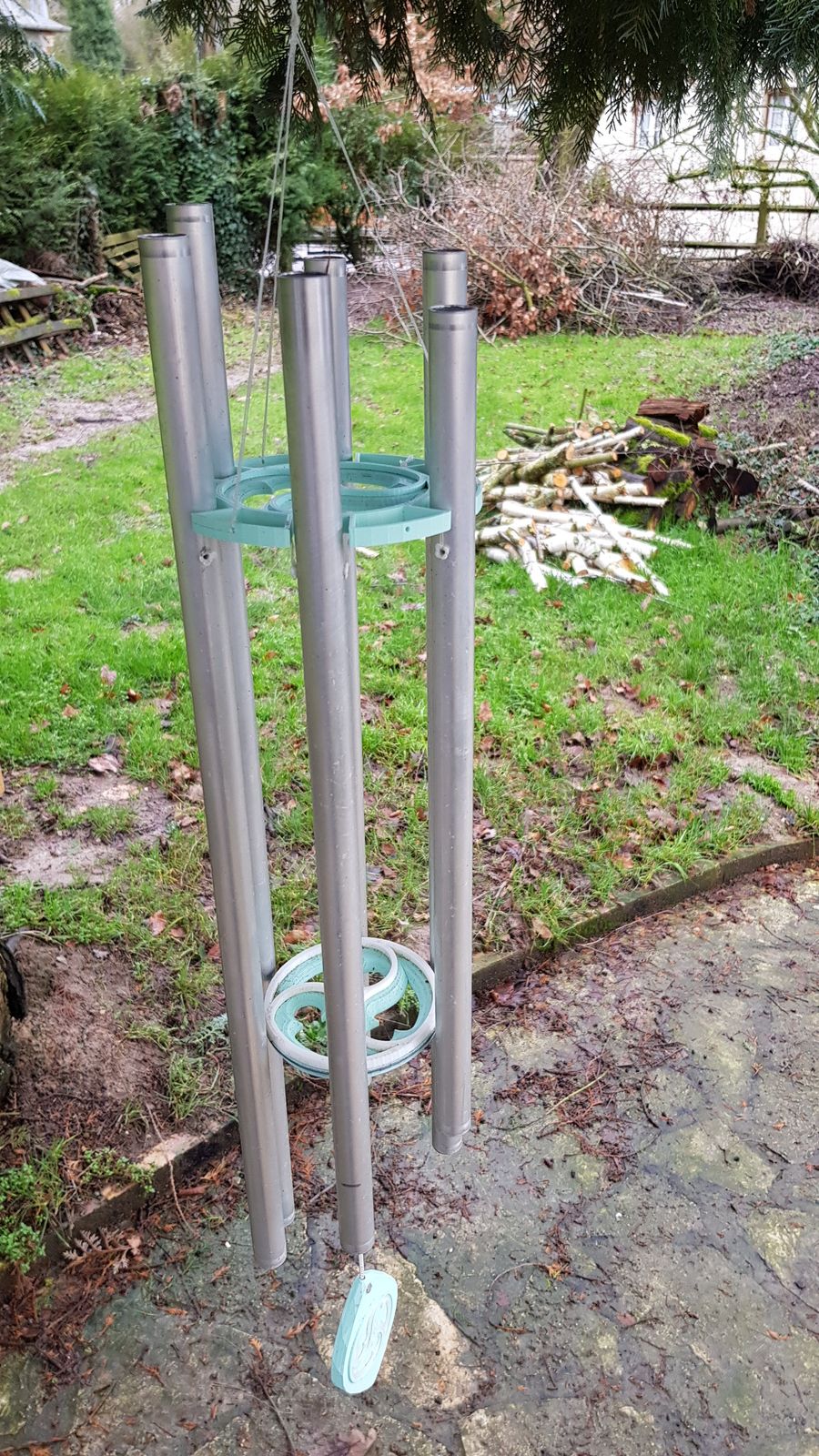 Carillon Triskel vert pâle